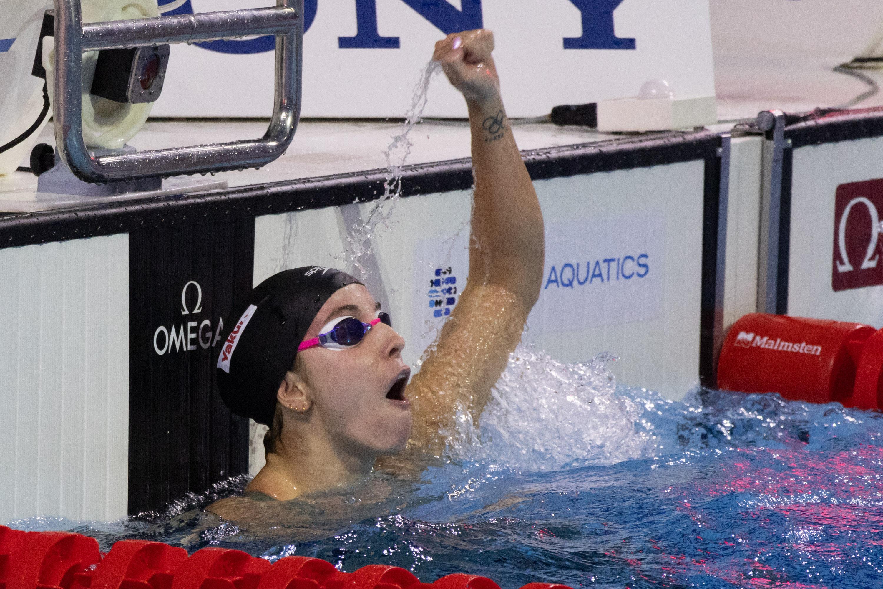 游泳世界纪录被多名选手闯关